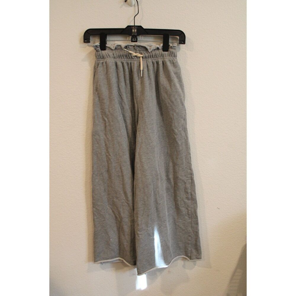 Molo gray addison wide leg organic cotton joggers